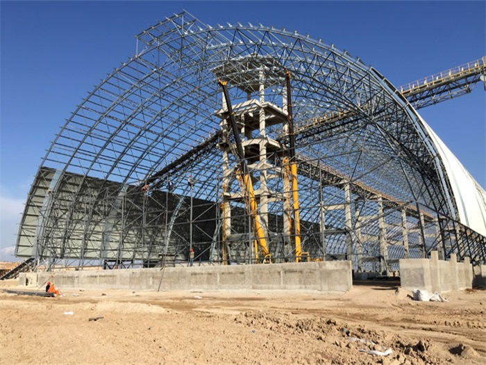 临夏煤机油桶翘工程网架